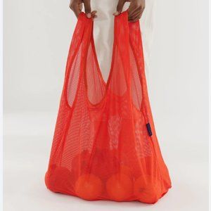 Baggu Discontinued Rare Standard Mesh Tote Bag Tomato